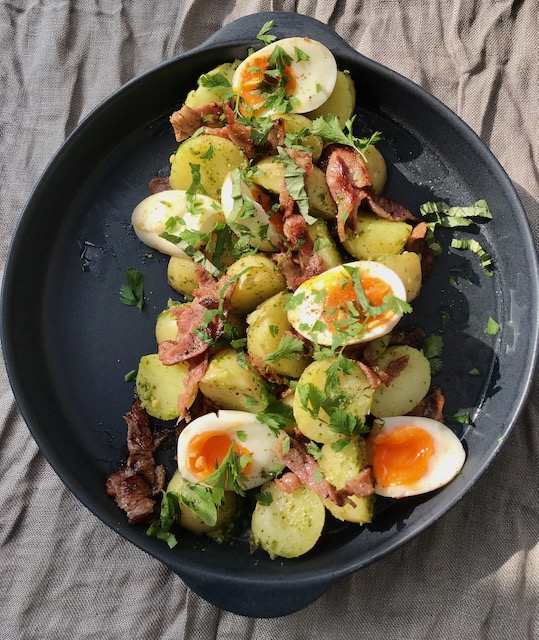 Potato Egg Salad - Cook2eatwell